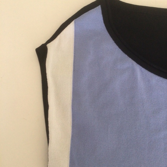 WHITE HOUSE BLACK MARKET SLEEVELESS COLOR BLOCKED SWEATER SIZE SMALL - Picture 6 of 10